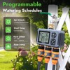 Insoma Water Timer with Brass Inlet, 3 Independent Zones Outdoor