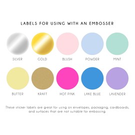 Embosser Labels, Embossing Sticker, Book Embossing Label, Address Label Embosser