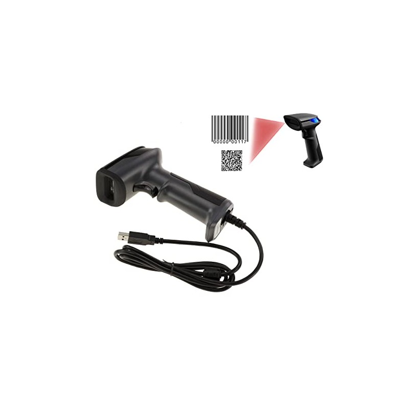 KALEA-INFORMATIQUE Handheld Scanner Reader for 1D UPC, EAN, GS1 etc.