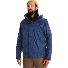 MARMOT Men's Precip Eco Jacket | Lightweight, Waterproof Jacket for Men, Ideal for Hiking, Jogging, and Camping, 100% Recycled, Arctic Navy, 2X