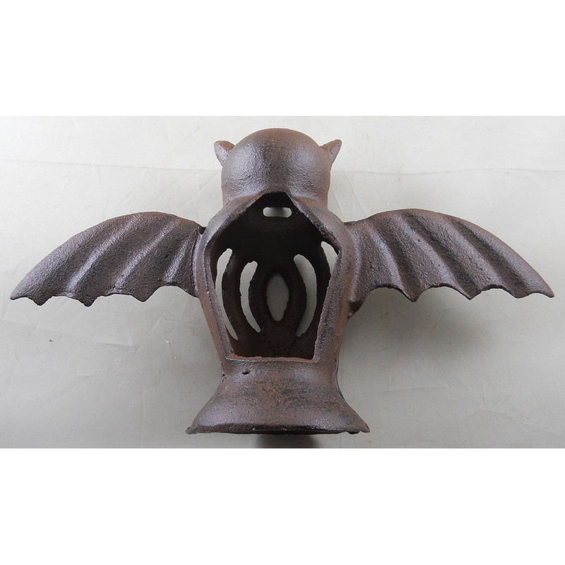 Cast Iron Bat Candle Holder