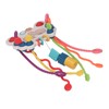 Pull String Interactive Toy Plastic Colorful Pulling Toy for Visual