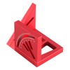 Laroal 3d Multi Angle Measuring Ruler Woodworking Square Tool Marking