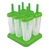 Tovolo Groovy Ice Pop Molds, Green - Set of 6