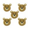Teddy Bear Face Sugarcraft Toppers