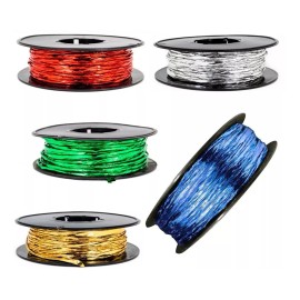 Celosa Pack 5 Celopapel Metalico Liso Con 100 Metros  5 Colores