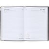 Executive Edition A5 2025 Diary Day A Page - Black