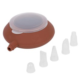 Macarrón Molde Olla de Silicona para Hornear Grande Decorar Pastelería Crema Pastel Boquilla Herramienta se Adapta al Congelador Horno de Microondas