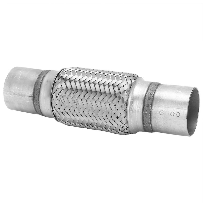 Stainless Steel Exhaust Flex Pipe, 57 x 250 mm, Double