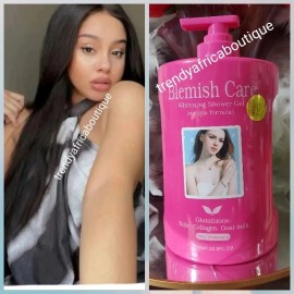 Blemish Care Whitening Shower Gel. Natural Formula. Glutathion & Goa1 Milk X1