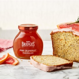 Mrs Bridges Pink Grapefruit Marmalade, Made in Scotland, 12oz Jar (Pack of 2)