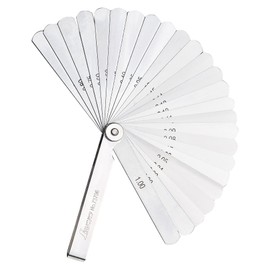 Shinwa Sokutei Thickness Gauge E 3.9 inches (100 mm) Set of 25 73796