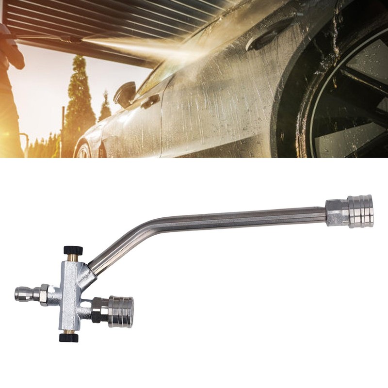 Jiawu Foam Cannon Dual Connector Accessory, Pressure Washer Double Tip
