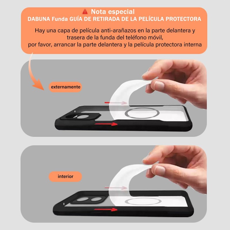 DABUNA YC Funda para Redmi Note 13 Pro Plus 5G