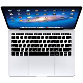 Russian Language Keyboard Cover Protective Skin Compatible with MacBook Air 13 inch with Retina Display Model A1932, 2018 Release (not Compatible for Old Version MacBook Air 13" A1369 & A1466)