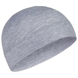 Enter the Complex® Cycling Hat Under Helmet, Men and Women, Cotton, Sleeping Cap, Running Hat, Thin Skull Cap, Headpiece, Light grey mottled, S - M