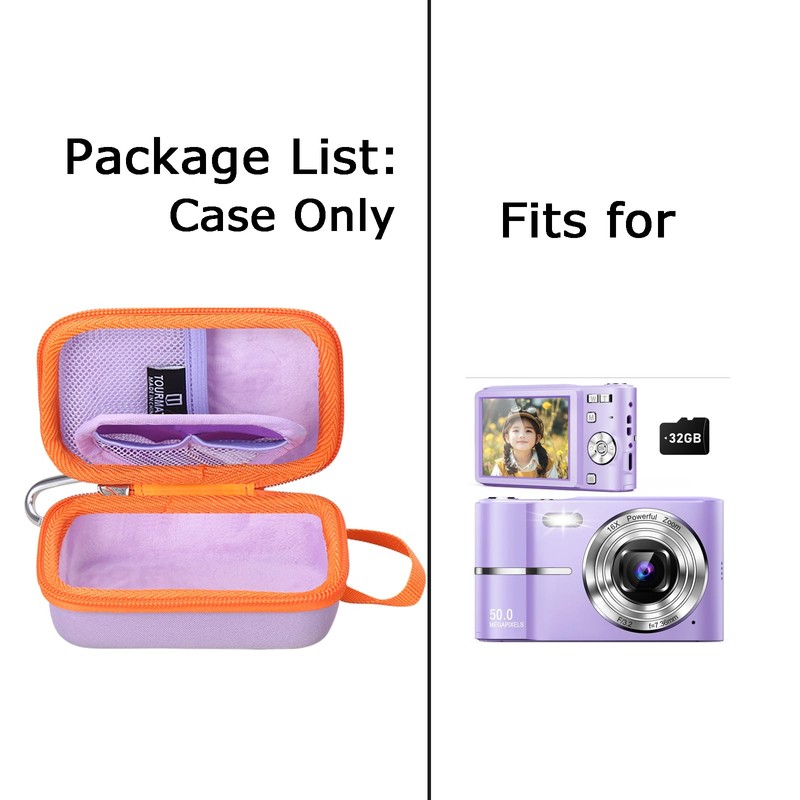 Tourmate Hard Storage Case for Digital Camera,Travel Case forKids Camera