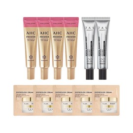 AHC Eye Cream Season 12 12ml x4 + Jass Dark Spot Cream 15ml x2 + Jass Sample 5 sheets / AHC 아이크림 시즌12 12ml x4 + 쟈스 기미크림 15ml x2 + 쟈스샘플 5매