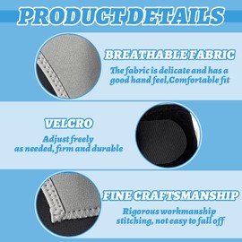 HAMKU Adjustable Shoulder Brace for Men & Women, Breathable Neoprene Shoulder Support for Shoulder Pain, Sports Injuries, Fractures, Arthritis - Left & Right Wearable