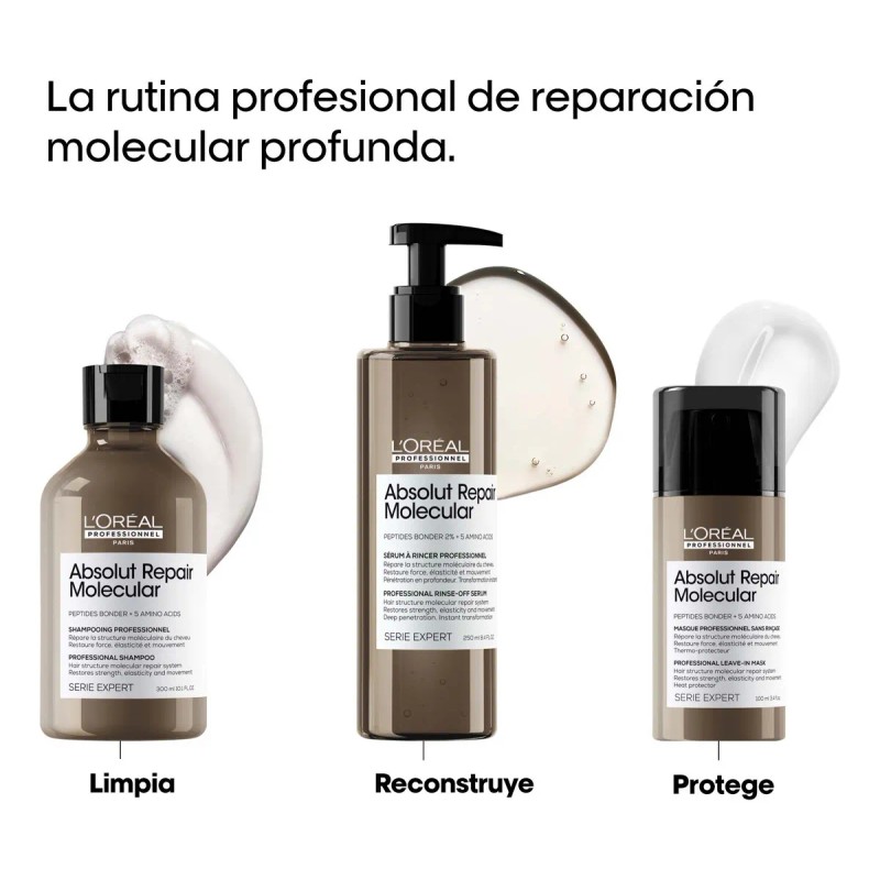 Máscara Reparación Molecular Absolut Repair Molecular 250ml L'Oréal Professionnel