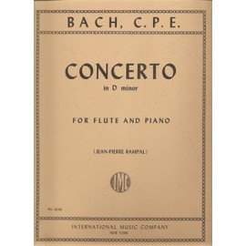 Bach, C.P.E.: Concerto in D Minor for Flute and Piano