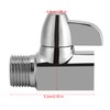 Horoper Shower Heads Diverter Valve 3‑Way Brass Chrome Diverter G1/2