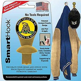 EagleEmblems SH0060 SmartHook-Dont Tread Single Adhesive/Gold, Multicolor