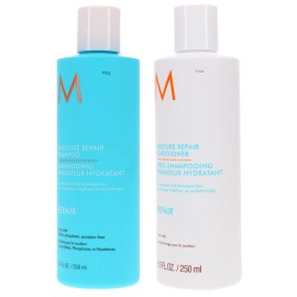 Moroccanoil Moisture Repair Shampoo 8.5 oz & Moisture Repair Conditioner 8.5 oz