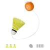 Amazefull Badminton Trainer, Rebound Badminton Training Tool, Adjustable Length Badminton
