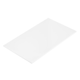 QUARKZMAN ABS Plastic Panel 10 Inches x 6 Inches x 0.12 Inches ABS Styrene Panels for Building Models DIY Craft Panel White