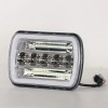 BRICOLOGHT Pair 7X6" 5X7 LED Headlights For Freightliner FL50 FL60