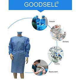 GOODSELL 1000 pcs-24 (Blue) Disposable Bouffant Caps, Hair Head Cover Net, Non-Woven, Medical, Labs, Nurse, Tattoo, Food Service, Health, Hospital (10bags x100pcs)