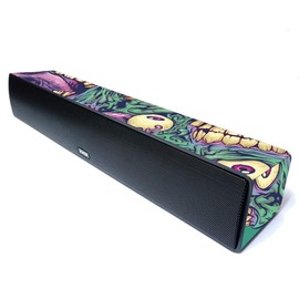 MightySkins Compatible with Zvox Accuvoice TV Speaker Model AV155 - Eyes and Teeth | Protective, Durable, and Unique Vinyl Decal Wrap Cover | Easy to Apply, Remove, and Change Styles | Made In The USA