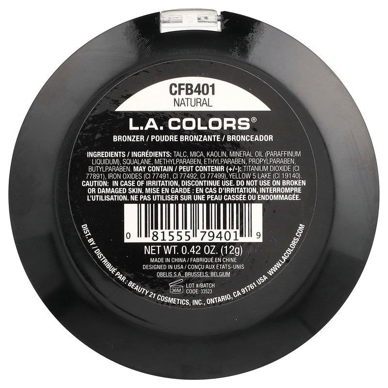 L.A. COLORS Bronzer, Natural CFB401