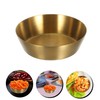 NOLITOY Metal Sauce Bowls Elegant Round Condiment Cups for Sushi