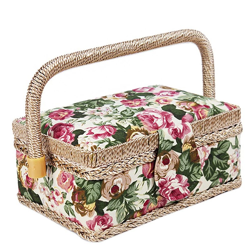 ANCLLO Sewing Supplies, Sewing Box Organizer Sewing Kit Storage for