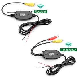 Kalakass Wireless 2.4GHz Rear View Camera Kit, 100m Range, 12V, RCA, for Car Monitor, Adjustable Video Connections, Vehicle Safety Camera