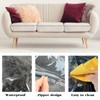 4 Pcs Plastic Sofa Seat Cushion Covers Clear PVC Waterproof