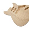YoungMonic Unfinished Electric Guitar Body Blank wood paulownia wood SSH/SSS