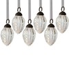 Aurora Christmas Set of 6 Pinecone Christmas Baubles, 1"
