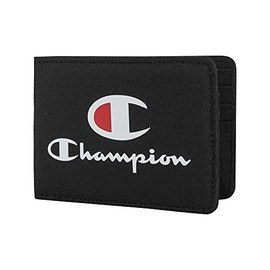 Champion portafolios gráfica para hombre, talla única, Negro/Rojo, Talla única