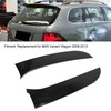 1 Pair Left Right Gloss Black Rear Window Side Spoiler