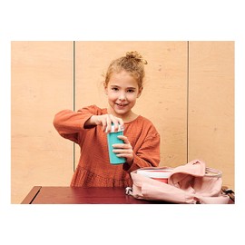 Mepal - Lunch-Set Campus Little Dutch - Lunch-Set für Kinder mit Verschlussbecher & Lunch Box - Lunch-Set für die Schule oder Unterwegs - Spülmaschinenfest & BPA-frei - 300 ml + 750 ml - Little Farm