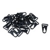 Coshar 20pcs Enlarged Mouth Clip Sling Clasp Hooks 1-Inch for
