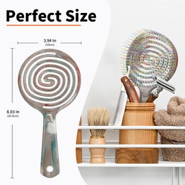 BLUSHMARKS Detangling Wet Hair Brush for Curly or Straight Hair, Vented Detangler Hairbrush with Double-Layered Ultra and Soft-Nylon Bristles for Wet or Dry Hair, Gift for Women Girls Kids