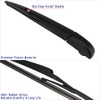 Shopauto Rear Windshield Wiper Arm Blade Assembly Kit Compatible with