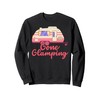 Gone Glamping Nature Camping Trip Campfire Glamper Sweatshirt
