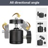 Conical Ground Spike Camera Mount Floor Stand Universal Adapter with