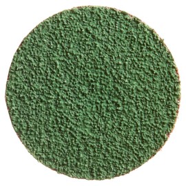 Merit ZIRC Plus Abrasive Disc, Cloth Backing, Type III, Zirconia Alumina, 3" Diameter, Grit 80 (Box of 10)