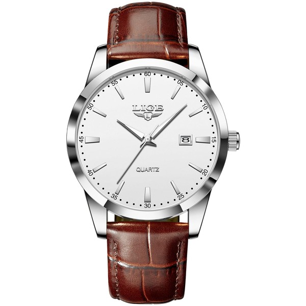 LIGE Men's Watches Waterproof Quartz Wrist Watches for Men Watch